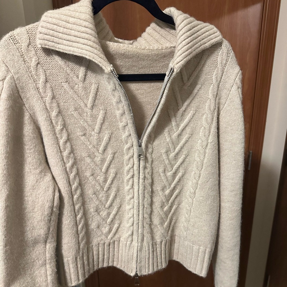 Princess Poly full zip sweater